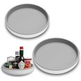 TRAHOO2 Pack 10 Inch NonSkid Lazy Susan Turntable Organizers