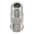 thumbnail image 4 of Silver Tone BSP F Female to F Male Quick Jack RF Coaxial Adapter Connector, 4 of 6
