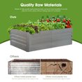 thumbnail image 5 of Aukfa Galvanized Raised Garden Bed, 2 Pack 8x4x2FT Metal Planting Box Outdoor for Vegetable, Fruit,Planter Gardening, 5 of 8