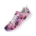 thumbnail image 5 of HELLHERO Lightweight Running Sneakers for Gym Walking, Mesh Low Top Soft Running Shoes, Ghost Cat Pattern, 5 of 11