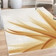 thumbnail image 1 of Flower Decorative Rug, Ombre Color Change Style Leaves Water Colored Print Calming Details Image, Quality Carpet for Bedroom Dorm and Living Room, 6 Sizes, Apricot White, by Ambesonne, 1 of 4