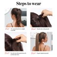 thumbnail image 3 of Perruque d'Extension de Cheveux Femme Queue de Cheval Perruque Longue Lisse Pièce d'Extension de Cheveux Perruque Queue de Cheval Femme, Extensions de Cheveux et Accessoires pour Femmes, 3 of 9