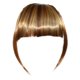 thumbnail image 2 of Pelucas con flequillo para mujer, peluca ondulada suelta, trenza, diadema, flequillo sintético, extensiones de cabello con flequillo térmico para mujer, un solo cepillo, 2 of 2