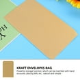 thumbnail image 2 of 200pcs Kraft Paper Blank Envelopes File Envelops Kraft Paper Document Bags, 2 of 9