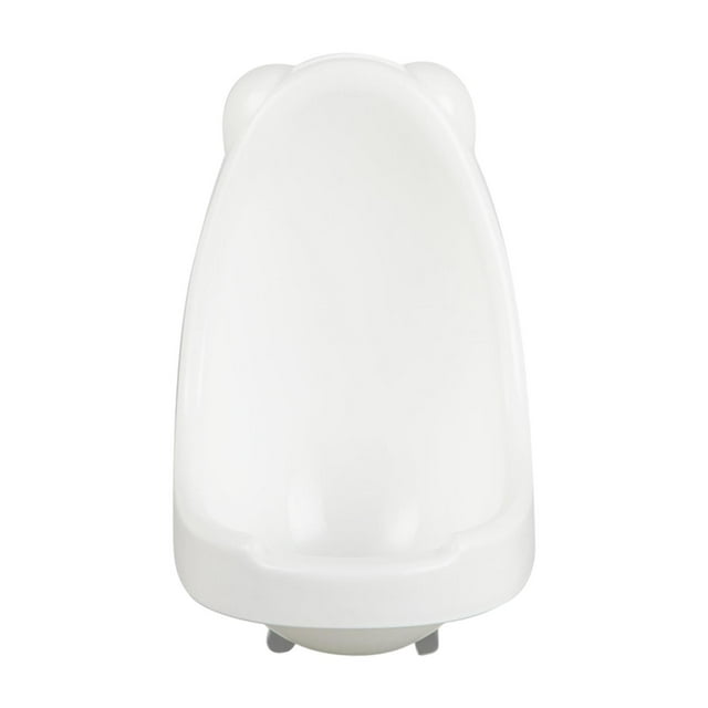 Orinal de entrenamiento para bebés, colgante, de pie, portátil, divertido, para niños Blanco