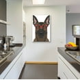 thumbnail image 4 of Epic Art 'Belgian Malinois Wearing Hipster Glasses' by Furbaby Affiliates, Acrylic Glass Wall Art, 24"x36", 4 of 8