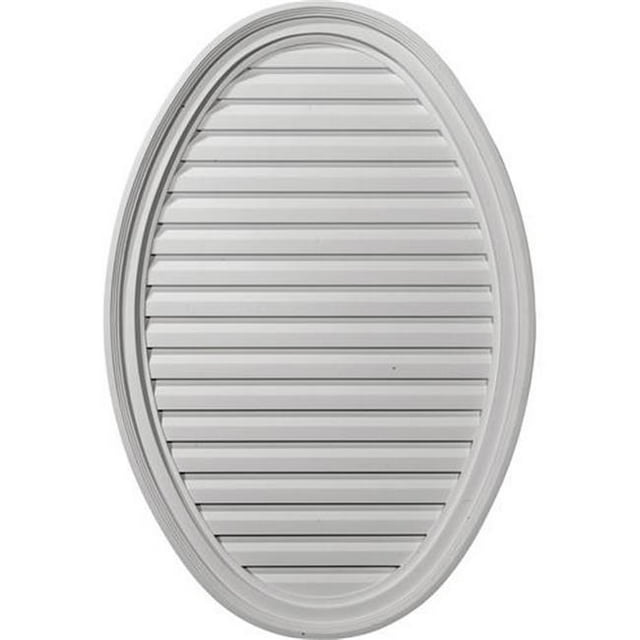 25 Po L x 37 Po H x 2.12 Po P,Vertical Oval Gable Vent,Fonctionnel