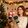 thumbnail image 5 of Cozy Cat Tastic Gloves, Knitted Fingerless Gloves for Women, Women’s Knitted Fingerless Glovess with Cute Cat Embroidery, 5 of 7