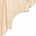 thumbnail image 3 of 3 1/2"W x 6"D x 6"H New Brighton Smooth Corbel, Douglas Fir, 3 of 9