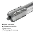 thumbnail image 3 of Unique Bargains M13 x 1.5 Left Hand High Speed Steel Machine 4 Straight Flutes Thread Tap, 3 of 6