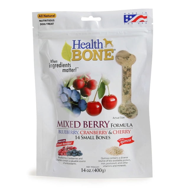 Omega Paw Mixed Berry Small Size Health Bone for Dogs