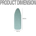 thumbnail image 2 of AUQ Ironing Board Cover,Heat-Resistant Anti-Burn Silver Ironing Board Cover and Pad,Moisture-Wicking Cotton Ironing Mat, 2 of 4