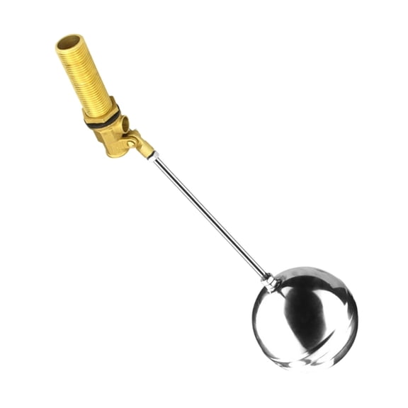 Quiet 1/2inch Brass Float Valves Water Tower Water Tank Level Flows Automatic Control Valves for Water Tank Pump Enduring