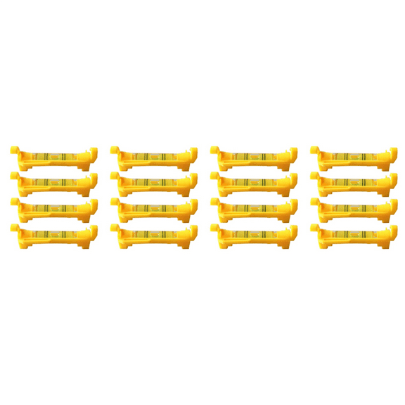 16Pcs String Level Hanging Line for Leveling Surveying, Building Trades, Bricklaying, Etc. (Yellow)