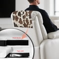 thumbnail image 4 of TSOVTHRID Cow Vintage Print Non Slip Headrest Cover for Furniture Slipcovers, PU Headrest Protector for Recline Chair, Waterproof Theater Seat Cover for Home 17x27 in, 1 Piece, 4 of 7