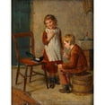 thumbnail image 3 of William Hemsley 20x24 Black Modern Framed Museum Art Print Titled - Who Stole the Spoon, 3 of 5