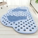 thumbnail image 4 of Tapete antideslizante para bañera | Ventosas potentes | Cloruro de polivinilo | 27,56 x 14,75 in | Gris o azul | Plataforma duradera para los pies de ducha | Protector de seguridad para el baño, 4 of 6