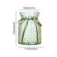 thumbnail image 3 of AuroraX Clear Glass Vase for Flowers Elegant Glass Vase Centerpiece Modern Cylinder Tall Minimalist Clear Vase for Home Decor Green, 3 of 6