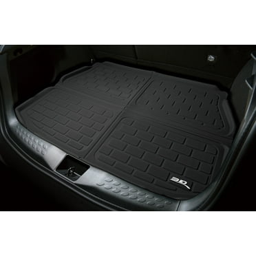 3D Maxpider 2021-2024 Fits Chevrolet Suburban Custom Fit Kagu Carbon Fiber Embossed Pattern Cargo Liner Black M1CH0981309