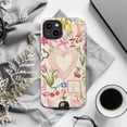 thumbnail image 5 of Colorful Hand-Drawn Doodles Phone Case with Hearts and Floral Accents, Protective Artistic Cover for iPhone 16 15 14 13 12 Pro Max Mini, 5 of 6