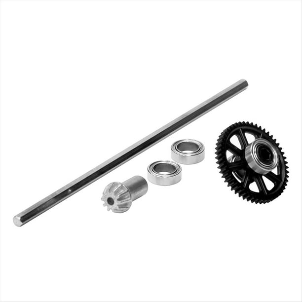 Eje de TransmisióN Principal de Metal con Juego de Rodamientos QZJ04 para Q901 Q902 Q903 9130 9136 9137 1/16 Repuestos de Coche RC