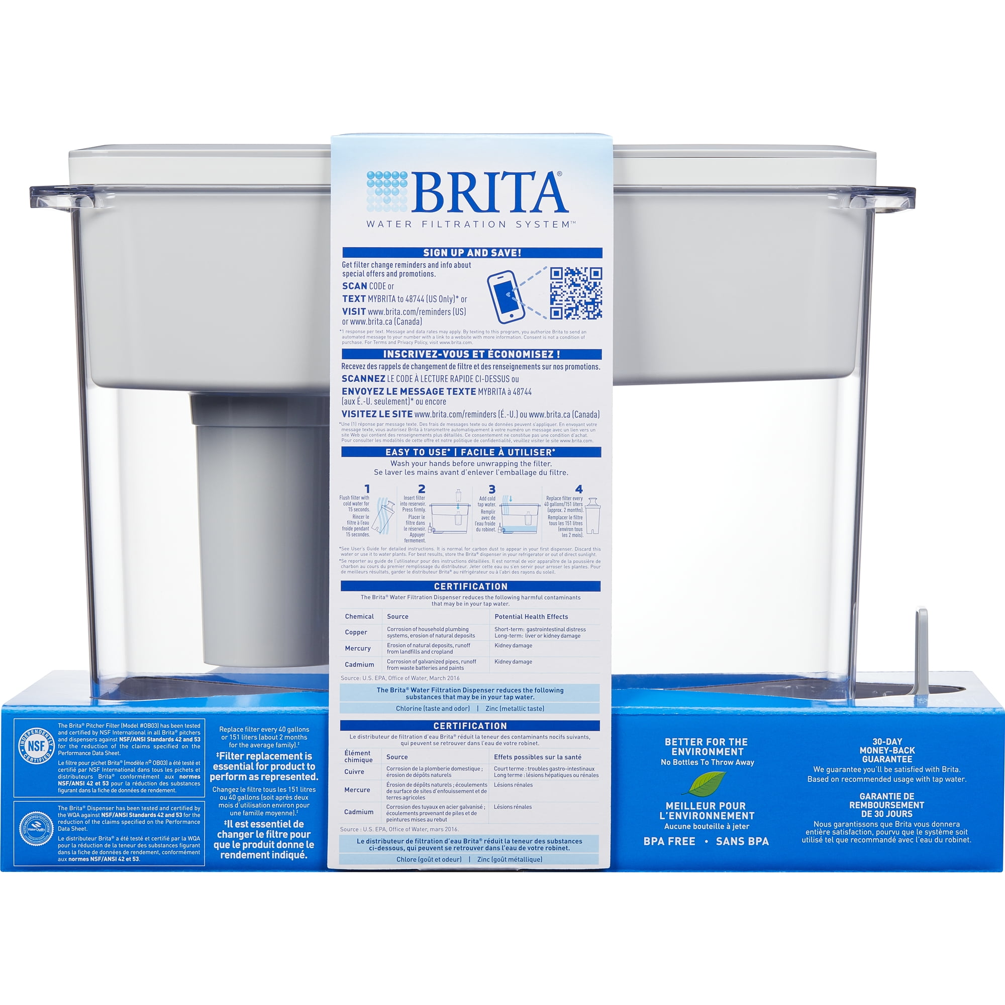 brita water dispenser walmart