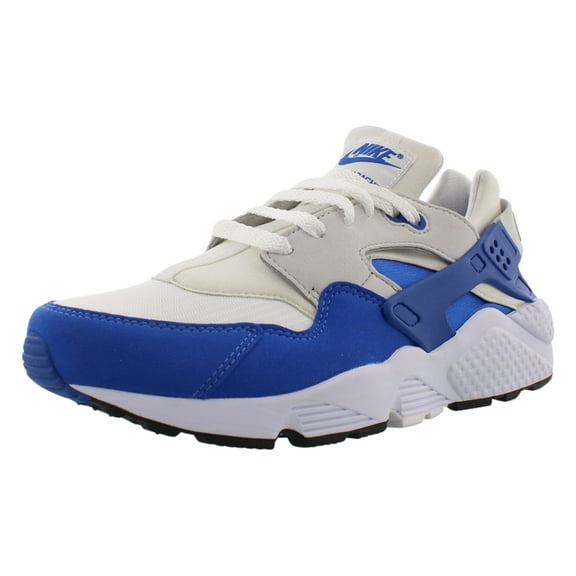 Nike Huarache Run Dna Ch.1 Unisex Shoes Size 4, Color: White/Game Royal/Neutral Grey