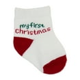 thumbnail image 2 of Carter's Child of Mine Baby Christmas Crew Socks, 3-Pack, Sizes 0M-6M, 2 of 3