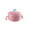 Pink, variant on PPgejGEK 304 Stainless Steel Baby Food Bowl with Lid Insulation Design for Children 15.5x11.6x9.5cm/6.1x4.6x3.7in 250-360ml Blue Pink Green