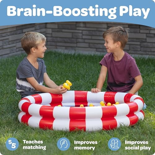 Duck Pond Matching Game, Carnival Games for Kids Ages 4-8, Easter Gift, Outdoor Summer Toy