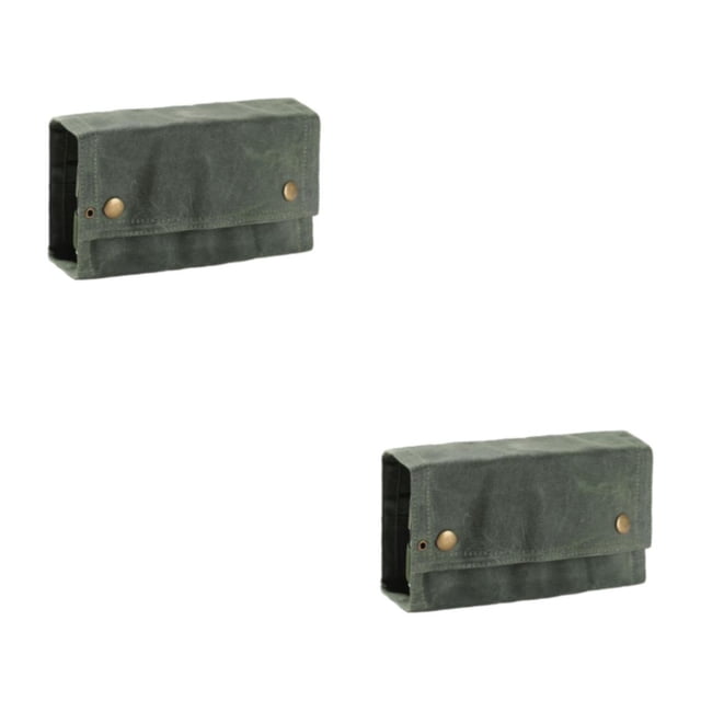 Bolsa de almacenamiento de condimentos de tela Wosthever 2Conjunto Ejercito verde