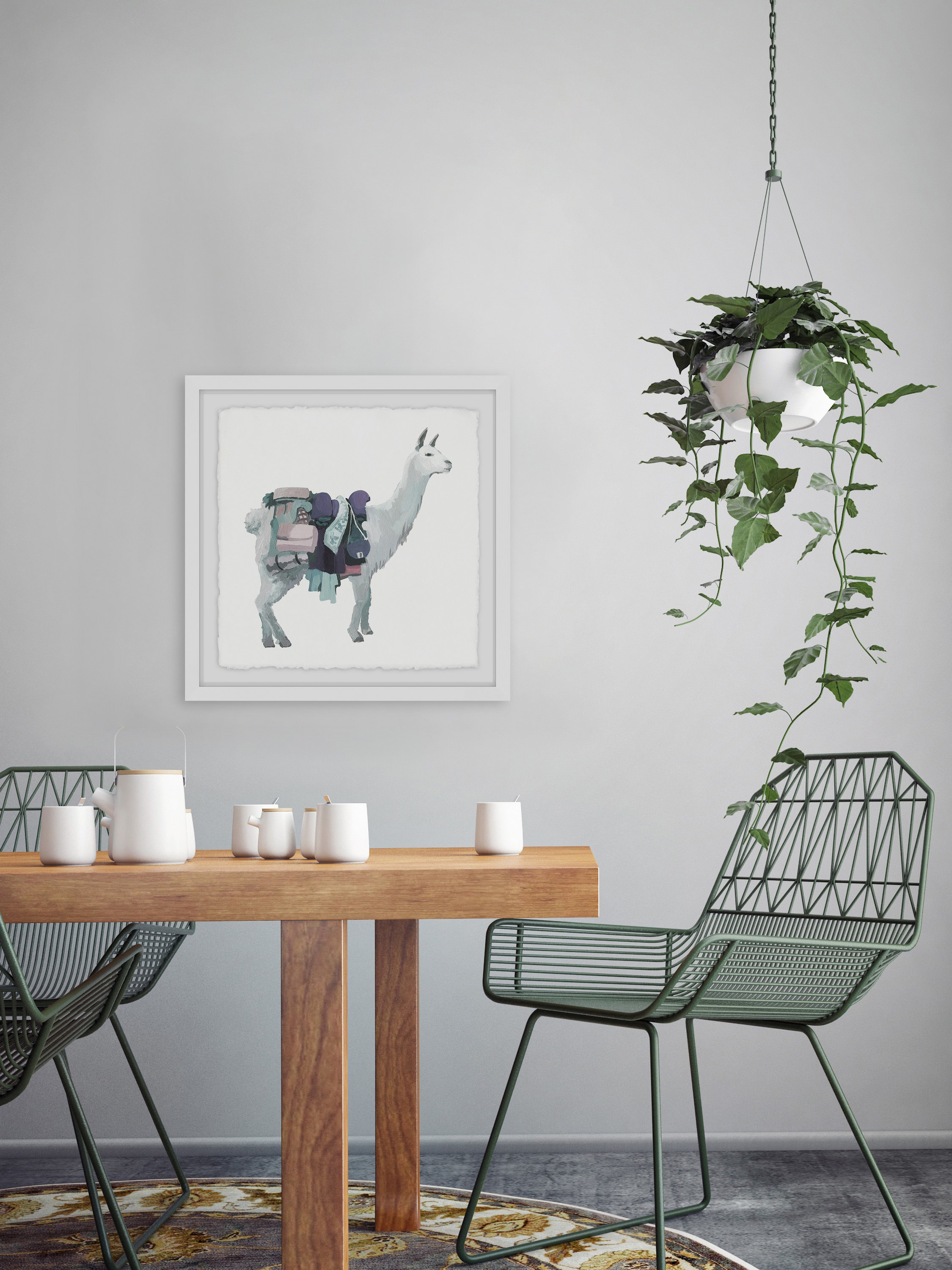 Fashionista II Framed Painting Print