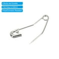 thumbnail image 4 of Uxcell Safety Pins 0.91 Inch Metal Nickel Plated Curved Sewing Pins Silver Tone 200Pcs, 4 of 5