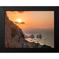 thumbnail image 2 of Frank, Assaf 24x19 Black Modern Framed Museum Art Print Titled - The Faraglioni Cliffs-Capri-Italy, 2 of 5