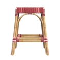 thumbnail image 6 of Butler Specialty Company Robias Rattan 24.5" Counter Stool - Red & White Dot, 6 of 6