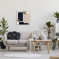 thumbnail image 3 of Stupell Industries Tan Overlapping Squares Abstract Painting Gray Framed Art Print Wall Art, 24 x 24, 3 of 9