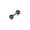 black 1.2*6*4, variant on MATROOY 1x Surgical Steel Balls Ear Stud Earrings Screw Ball Back Piercing Stud Jewelry！-silver 1.2*6*3