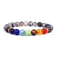 thumbnail image 1 of Pulseras y brazaletes de Chakra de piedra Natural para hombres, pulsera de equilibrio de Yoga, abalorio Ojo de Tigre, Nueva joyería de oración de Buda, 1 of 4