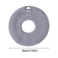 thumbnail image 3 of Thickened Toilet Seat Cover Winter Warm Washable Knitted Universal Fit Bathroom Comfort Essential​(Gray), 3 of 9
