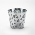 thumbnail image 4 of Vintage Flower Bucket Metal Flower Vase Farmhouse French Metal Bucket Planter Metal Floral Container Flower Bucket pink, 4 of 4