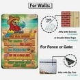 thumbnail image 3 of Funny Tiki Bar Rules Sign - Metal Patio Signs for Outside, Ourdoor, Vintage Tin Sign for Tiki Bar, Hawaii Theme, Beach, Yard, Pool, Garden and Patio Decor Wall Art Accessories, 8 x 12 inch, 3 of 7