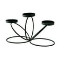 thumbnail image 2 of Elegant 3-Arm Candelabra, Black Metal Candlestick for Wedding Centerpiece & Christmas Table Decor, Versatile Holiday Party Decoration Black, 2 of 6