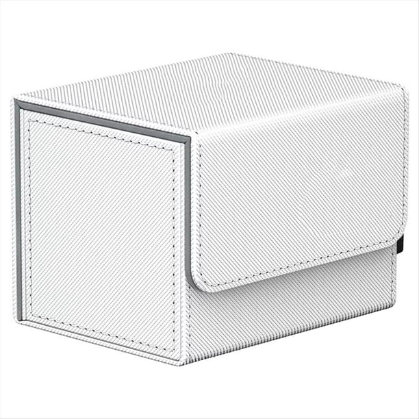 Caja para Guardar MáS de 100 Cartas Coleccionables, Estuche para Guardar Cartas de Juego con MagnéTico, Protector para Cartas de Juego, Color