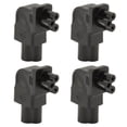 thumbnail image 1 of IEC320 C6 Male To C5 Female Power Adapter, IEC320 C6 To IEC320 C5 Power Adapter Heat  250V  For Desk Lamps, 1 of 8