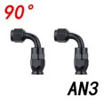 thumbnail image 1 of 2pcs Universal Aluminum AN3/4/6/8/10/12 PTFE Hose Fittings E85 Hose End Joint for PTFE Nylon or Steel Braided Fuel Line~2680, 1 of 1