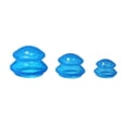 thumbnail image 2 of Juegos de ventosas de silicona para con ventosa, 3 uds., para relajación corporal, brazos traseros Azul, 2 of 8
