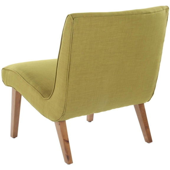 Safavieh Mandell Chair-Color:Sweet Pea Green,Finish:Natural Oak
