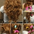 thumbnail image 3 of Moda 16 Piezas Rizador de Pelo Mágico Rodillo de Rizos en Espiral Herramienta de Peinado de Dónut Accesorios, 3 of 8
