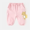 thumbnail image 3 of Otqutp Children Quick Drying Trousers Child Toddler Kids Baby Boys Girls Cotton Cute Cartoon Patchwork Pants Trousers, 3 of 3
