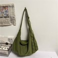 thumbnail image 1 of Bolso bandolera informal de lona con personalidad y correa para el hombro, sencillo y versátil, 1 of 6